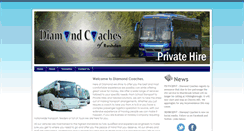 Desktop Screenshot of diamond-coaches.co.uk